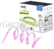 WiZ Smart Lighting White and Coloured LED Strip 2-Meter Starter Kit | 1-Meter Extension LED Strip Lighting