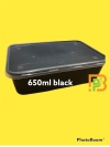 500 650 750 1000ml Rectangle Disposable Plastic Food Container [50sets+-] Food Box / Lunch Box / Bento 