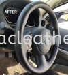 NISSAN ALMERA STEERING WHEEL REPLACE LEATHER  Motorcycle Cushion Repair