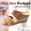 PlusSize Women 2.5 inch Wedges- PS-836-68 PINK Colour Plus Size Shoes