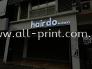 Hair Do Studio - Aluminium Led Frontlit  Aluminium 3D Box Up Led Front Lit Signboard