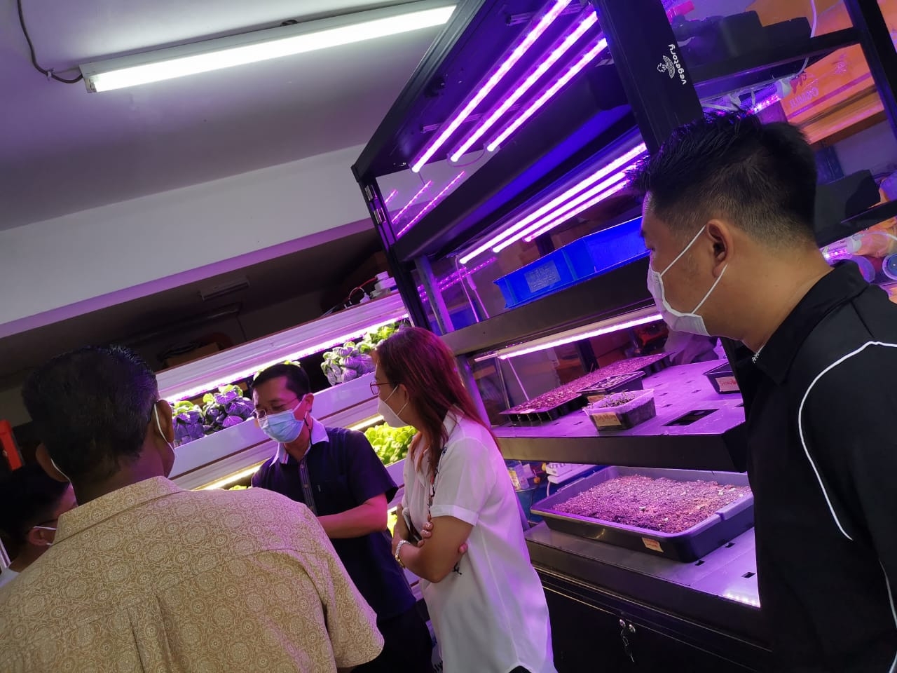 Regaltech’s Aquaponics Farm visited by Members of Parliament and Others
