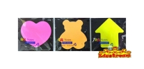 3 x 3 inch Fluorescence Fancy Sticky Note / Stick On Note (3 PCS/ Pack) Stick Notes Writing & Correction Stationery & Craft