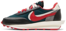 sacai x Undercover x LDWaffle 'Midnight Spruce University Red' Nike Sacai