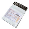 100pcs White Flyer Plastic Courier Parcel Bag with pocket/pkt Packaging Plastic Bag Alat Tulis