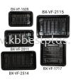 BX-VF-2514 Black Plastic Food Tray  Plastic Packaging