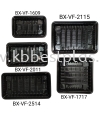BX-VF-2011 Black Plastic Food Tray  Plastic Packaging