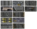 Vorel YT-58540(Tools) 6 Drawer Tool Cart With Tools 177pcs ID33192 ID33667 Cabinet Tool Cart Tool Storage & Tool Boxes