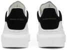 Alexander McQueen Wmns Oversized Sneaker White Black (Fur) Alexander McQueen Oversized Sneaker Alexander McQueen