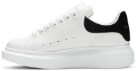 Alexander McQueen Wmns Oversized Sneaker White Black (Fur) Alexander McQueen Oversized Sneaker Alexander McQueen