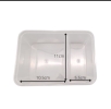 1000 DS Two ( 2 ) Compartment Rectangular Plastic Disposable Food Container [ 50sets ] T1000DS 1000ml Compartment Food Container 