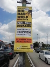 Bunting - Big Bad Wolf Signboard