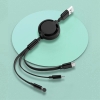 CC38A MULTICABLE - 3 IN 1 RETRACTABLE - 2.4A FAST CHARGE Cable