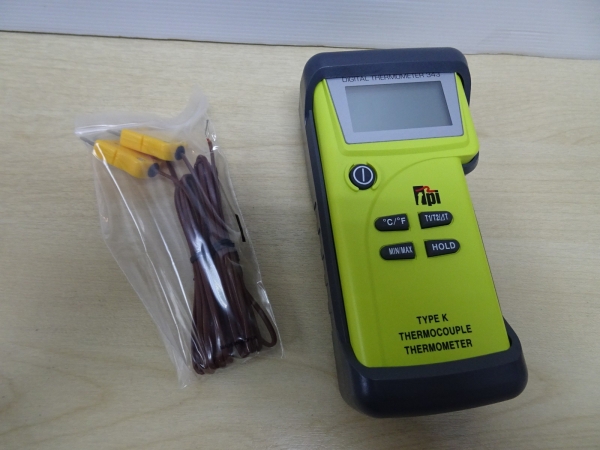 TPI 343C1 Dual Input K-Type Thermocouple Thermometer with