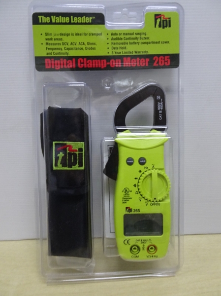 TPI 265 DIGITAL CLAMP-ON METER (CAPABLE TO MEASURE CAPACITANCE & FREQUENCY)  TPI (Test Products International, USA) Measuring Instrument Subang Jaya,  Selangor, Kuala Lumpur (KL), Malaysia. Supplier, Supplies, Manufacturer,  Wholesaler | Culmi Air-Cond