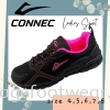 CONNEC Ladies Sport -CS-58-5163- BLACK/FUCHSIA Colour Ladies Sport Shoes