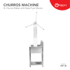 5L Churros Maker Machine With Deep Fryer Electric Churros Machine