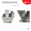 5L Churros Maker Machine With Deep Fryer Electric Churros Machine