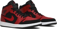 Air Jordan 1 Mid 'Bred' Air Jordan 1 Mid Air Jordan