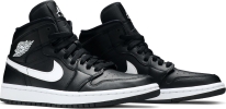 Air Jordan 1 Mid 'Black White' Air Jordan 1 Mid Air Jordan