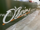 Obrien Klia - Laser Cut 3D Clear Acrylic Lettering  Laser Cut 3D Clear Acrylic Lettering Signboard