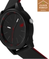 CATERPILLAR LJ.160.21.128 BLACK RED RUBBER BAND WATCH CATERPILLAR