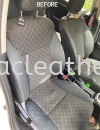 HONDA JAZZ ALL CUSHION REPLACE LEATHER BLACK & RED  Car Leather Seat