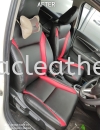 HONDA JAZZ ALL CUSHION REPLACE LEATHER BLACK & RED  Car Leather Seat