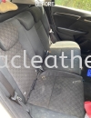 HONDA JAZZ ALL CUSHION REPLACE LEATHER BLACK & RED  Car Leather Seat