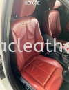 BMW F30 SEAT REPLACE LEATHER FROM RED TO ALL BLACK  Car Leather Seat