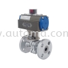 AT23x Flanged Ball Valve ANSI-300 Pneumatic Actuator Valve AUTOMATIC VALVE