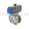 AT128F PN16 Ball Valve Pneumatic Actuator Valve AUTOMATIC VALVE