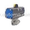 AT341 3-Port SS316 Ball Valve Pneumatic Actuator Valve AUTOMATIC VALVE