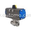 AT341 3-Port SS316 Ball Valve Pneumatic Actuator Valve AUTOMATIC VALVE