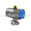 AT341 3-Port SS316 Ball Valve Pneumatic Actuator Valve AUTOMATIC VALVE