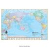 W152M BILINGUAL World Map Maps Organization & Storage Writing Equipment