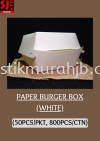 PAPER BURGER BOX (WHITE) Paper Tray