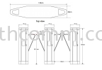 MAG FLB140 FLAP BARRIER MAG TURNSTILE