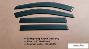 SSANGYONG KYRON 2005 - 2014 = COSMO DOOR VISOR SSANGYONG COSMO-VISOR