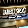 Just You Cafe - Eg Box Up Led Backlit  Eg Box Up Led Backlit  Signboard