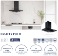 895mm CHIMNEY Cooker Hood With Glass Panel (FR-HT2190 V)