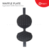 Egg Bubble Waffle Plate Mould Waffle Spare Part Waffle Mold Waffle Maker Plate Sparepart Spare Part Waffle Machine