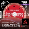 COOLMAN T88 Series Thin Turbo Blade Disc Hardware