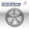 Fresco Electric Eheelchair Lightweight Aluminum Alloy Hub TYRE RIM FULLSET 16x2.125 Spare Part Wheelchair - Fresco Bike