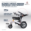 Fresco Electric Wheelchair Elderly Heavy Person Disabled Lightweight Electric Wheelchair Wheelchair - Fresco Bike