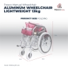 Aluminum Wheelchair Lightweight 13kg Big Wheel Solid Tyre (Manual) Manual Wheelchair Wheelchair - Fresco Bike