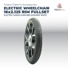 Fresco Electric Eheelchair Lightweight Aluminum Alloy Hub TYRE RIM FULLSET 16x2.125 Spare Part Wheelchair - Fresco Bike