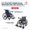24 Electric Wheelchair Rear Rim Full Set 24x1.75 B Spare Part Wheelchair - Fresco Bike