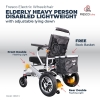 Fresco Electric Wheelchair Elderly Heavy Person Disabled Lightweight Electric Wheelchair Wheelchair - Fresco Bike