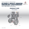 Fresco Electric Wheelchair Elderly Heavy Person Disabled Lightweight Electric Wheelchair Wheelchair - Fresco Bike